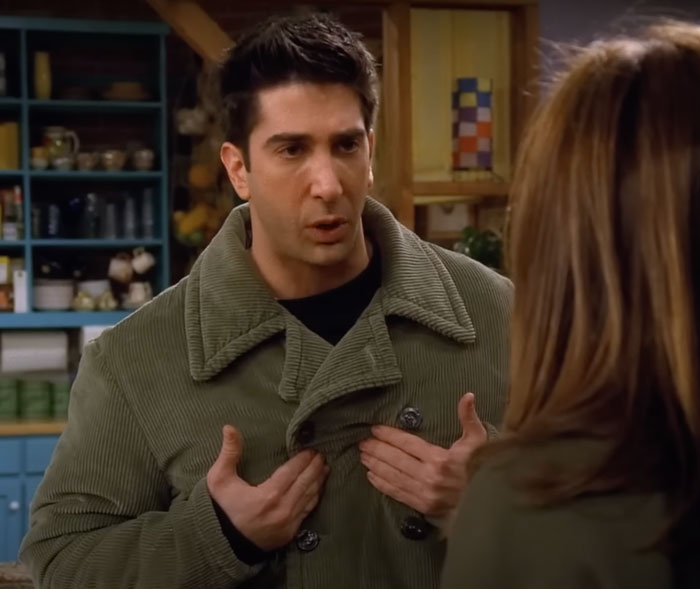 Ross arguing with Rachel 