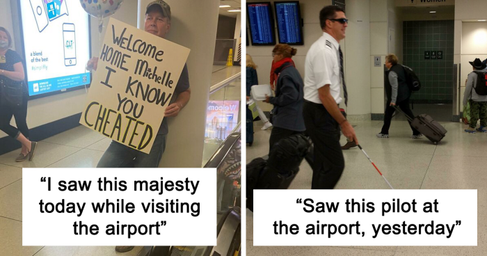 Here’s A List Of 76 Hilarious, Heartwarming And Straight-Up Bizarre Pics Taken In Airports