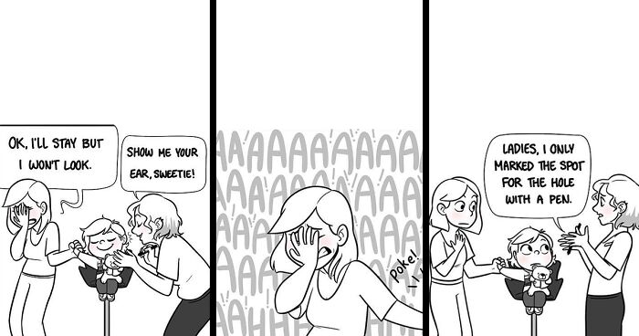 Unveiling Childhood Joys And Struggles: 30 Comics By This Artist