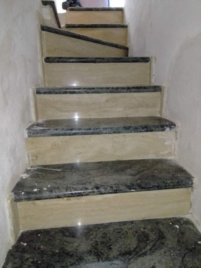 Stairs. But The One Third From Top Is Going To Kill You
