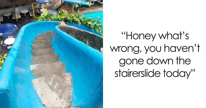 30 Horribly Designed Staircases That Are Just An Accident Waiting To Happen, As Shared On This Facebook Group