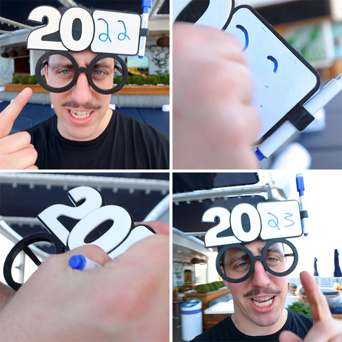 I Designed Some Sustainable New Year's Eve Glasses Last Night