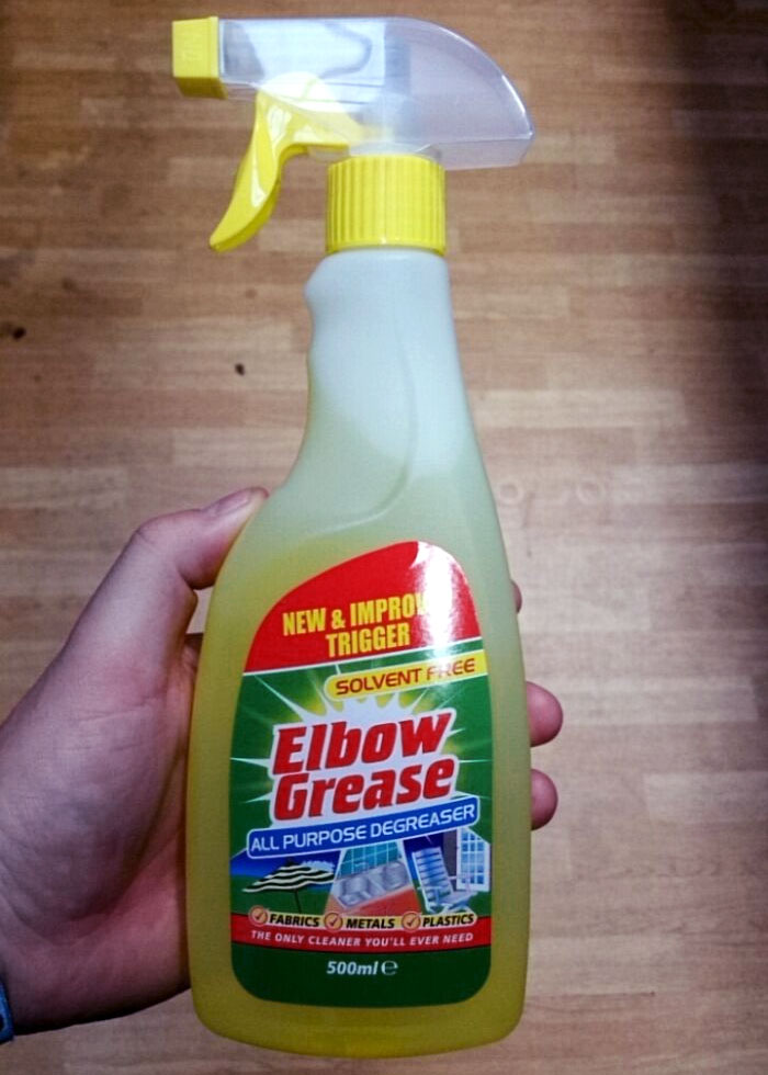 We Sent The New Kid At Work On A Fool's Errand To Go Buy Some "Elbow Grease". He Came Back With This. This Kid Is Going Places