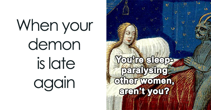 51 Classical Art Memes That Show Humanity Hasn’t Changed In 100s Of Years (New Pics)