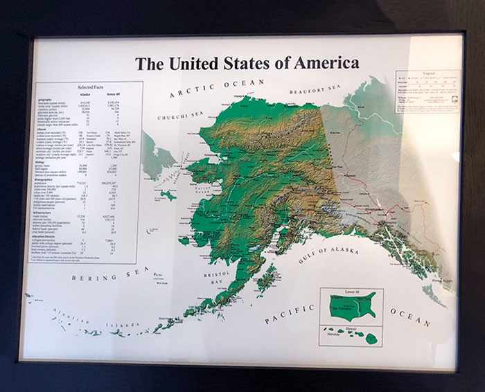 Estados Unidos desde la perspectiva de Alaska