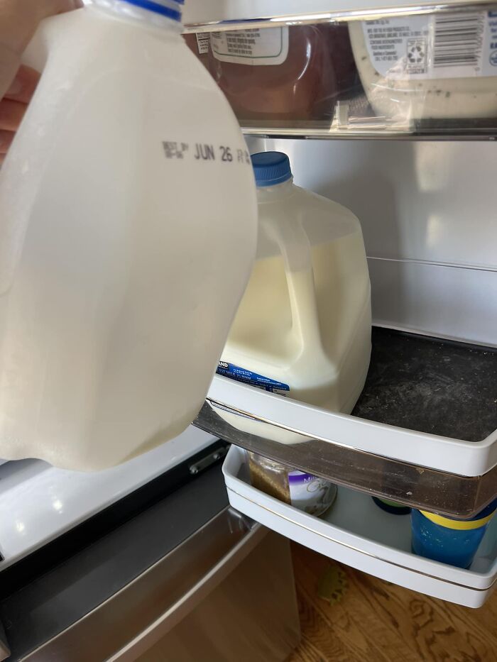 Shaming My Husband For Opening The New Gallon Instead Of Using The Old Up, Probably Because Rinsing It And Putting It In The Recycling Is A Hassle. He’s Amazing In 1,000 Other Ways, But The Man Hates Putting Things In The Recycling