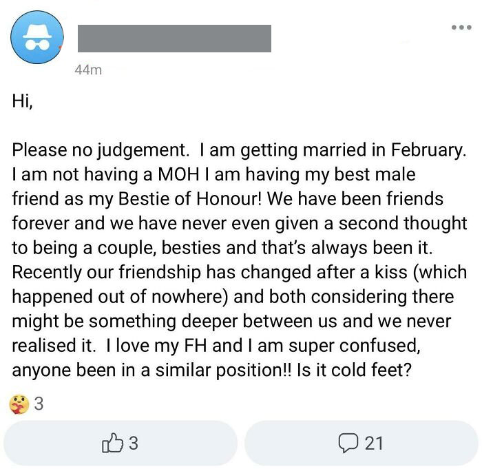 Please No Judgement, I Cheated On My Fiancé