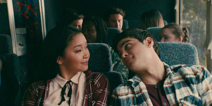Scene from "To All The Boys I've Loved Before" movie
