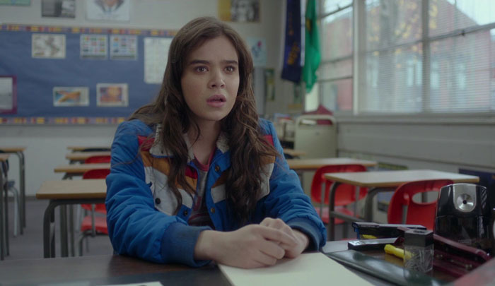 Scene from "The Edge Of Seventeen" movie