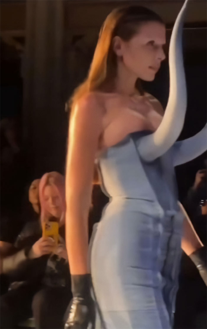 Finally Have Something To Post Not Blurring Face As She’s A Top Model But This Dress Geeezus