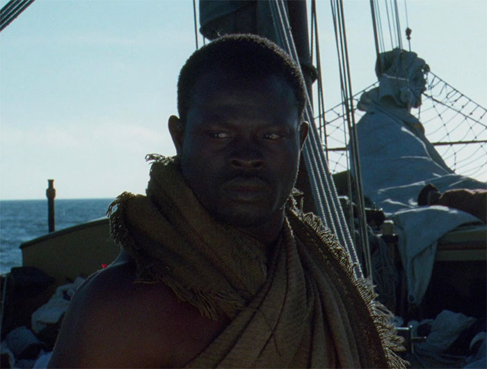 Djimon Hounsou in movie Amistad