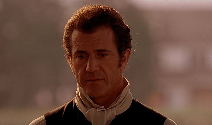 Mel Gibson in The Patriot watching