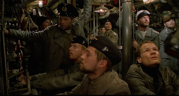 U-571 characters wearing army outfit