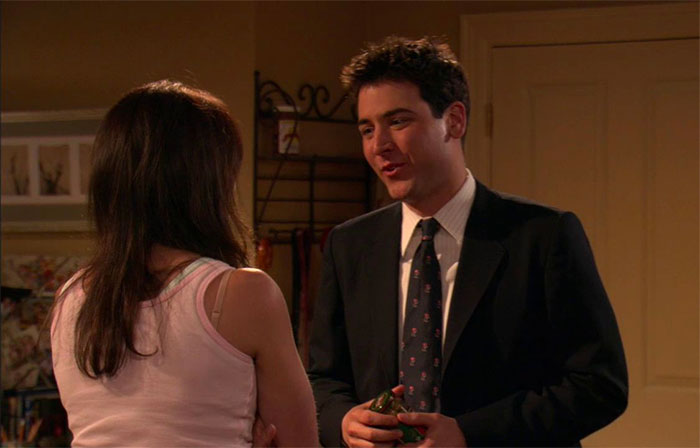 Ted Mosby talking from How I met your mother