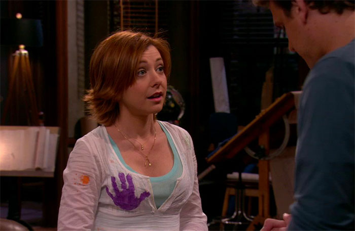 Lily Aldrin talking