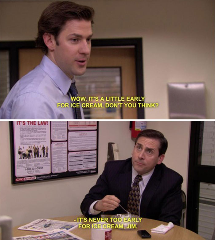 It's Never Too Early For Ice Cream!