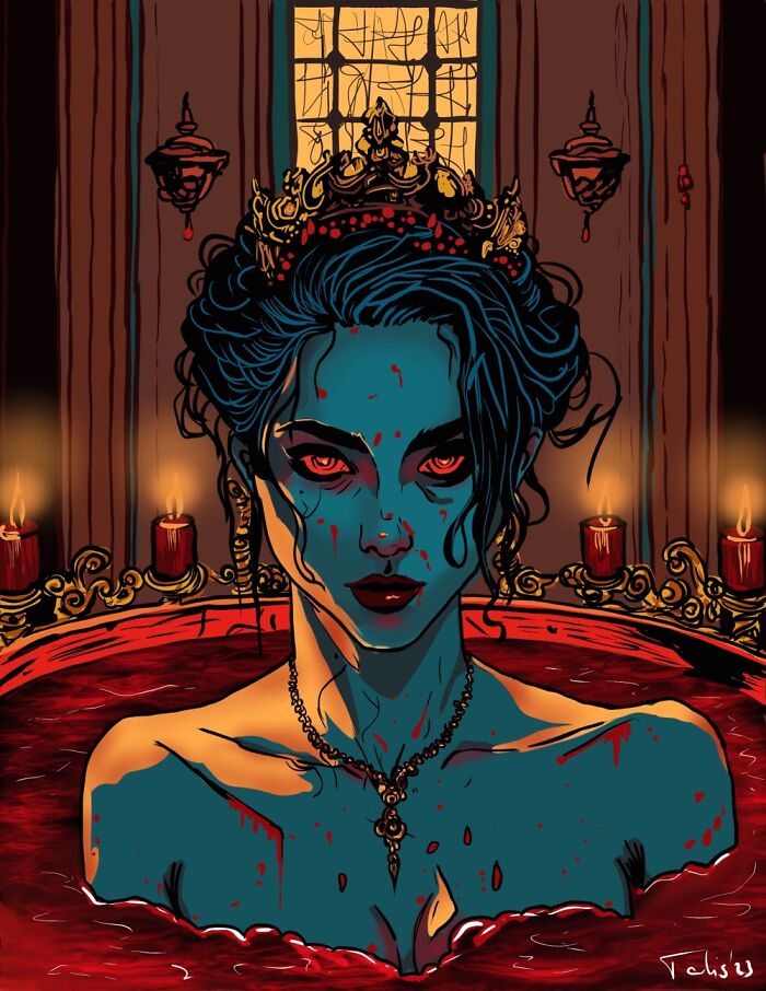 Hi Pandas, Check Out Some Of My Spooky Digital Art!