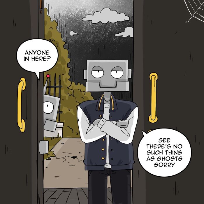 I Made A Webcomic Called "Robot Gang Inc. Haunted Mansion" I Made A Webcomic Called "Robot Gang Inc. Haunted Mansion"