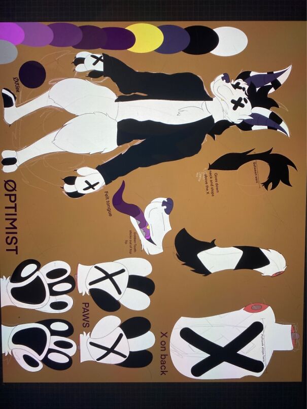 My Boy Optimist! This Is His Unfinished Reference Sheet, I’m Happy How It Turned Out!