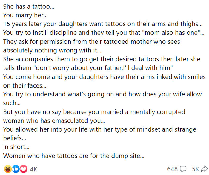 Lady With Tattoos = Corrupt