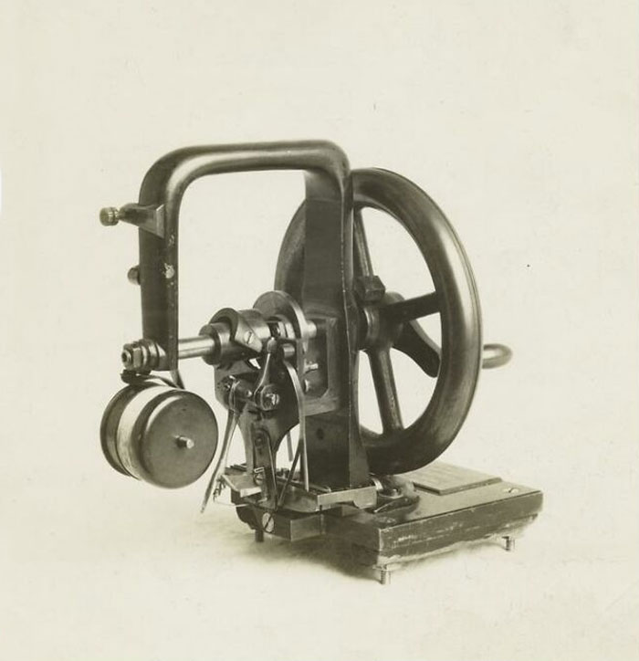 Elias Howe's First Sewing Machine, 1860