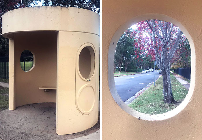 These Little Brutalist Concrete Bus Shelters Are Called Canberra Bus Shelters As They Were Designed For Our Nation's Capital City Where You See Them Everywhere