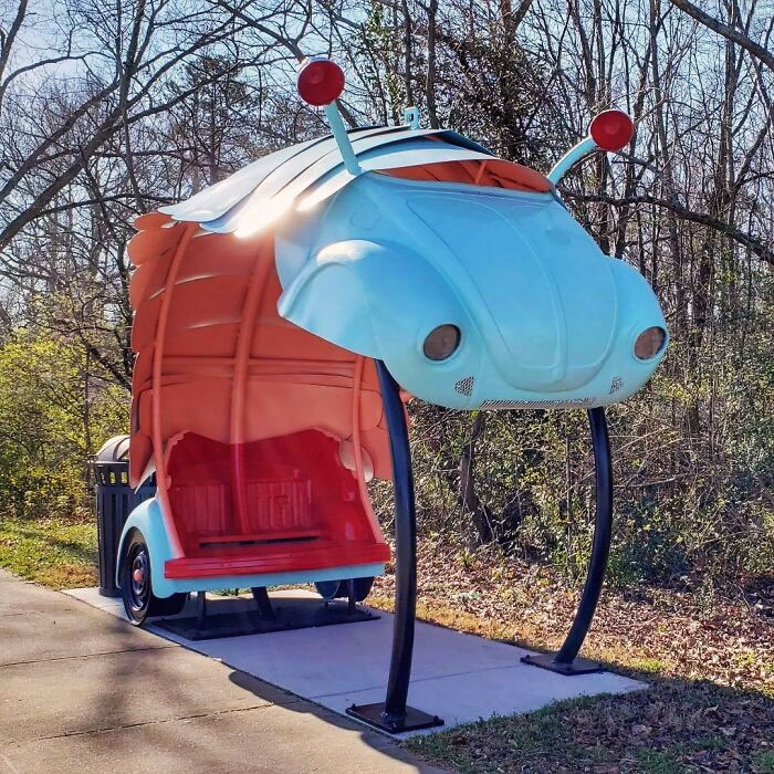 Today's Art Bus Shelter Is Pillsbury. It Makes Me Smile Every Time I See It