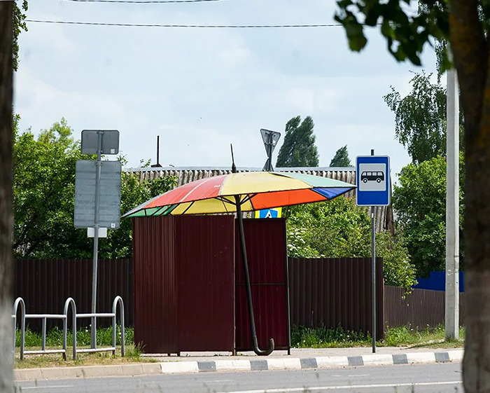 Umbrella Bus Stop