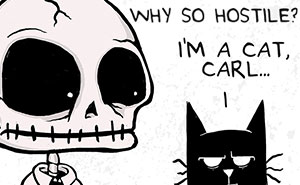 I Make Comics Called “Never Been Deader” That Follow Lifeless Carl Through His Everyday Afterlife Struggles (49 Pics)