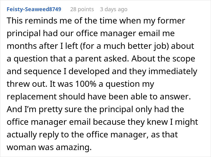 "I Am Not Allowed By Threat Of Legal Action To Be Involved In Their Affairs": Guy Does Exactly As His Ex-Boss Instructed