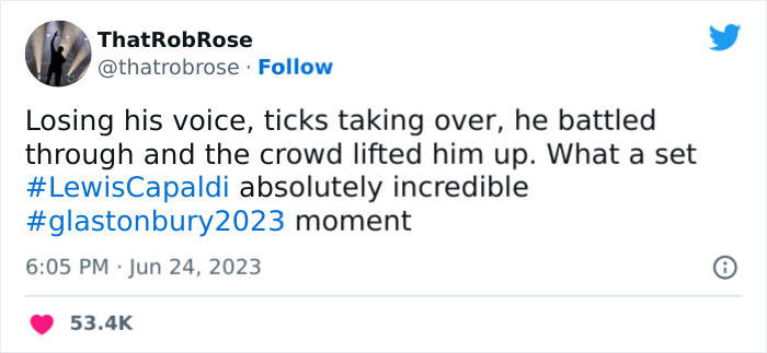 Lewis Capaldi Apologizes To Fans As He Battles Tics During The Show, And The Crowd’s Response Is Amazing Lewis Capaldi Apologizes To Fans As He Battles Tics During The Show, And The Crowd’s Response Is Amazing