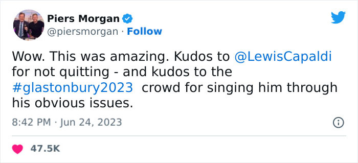 Lewis Capaldi Apologizes To Fans As He Battles Tics During The Show, And The Crowd’s Response Is Amazing Lewis Capaldi Apologizes To Fans As He Battles Tics During The Show, And The Crowd’s Response Is Amazing