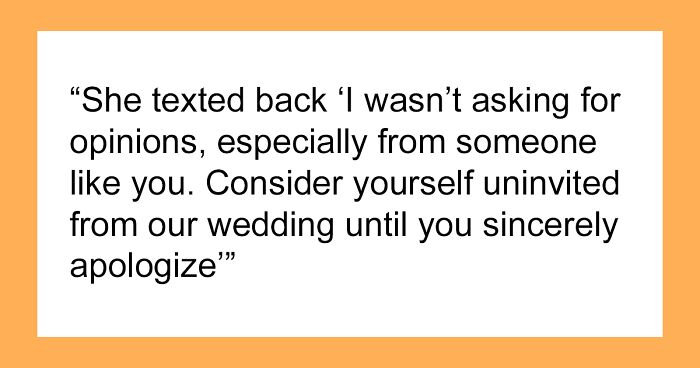 Man Gets Uninvited From Sister’s Wedding Because He Advised Her Not To Give Her Twins Names They Will Be Bullied For