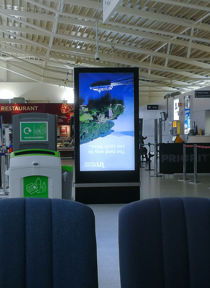 This Digital Billboard At The Airport. Yes, Every Advertisement Was Like This