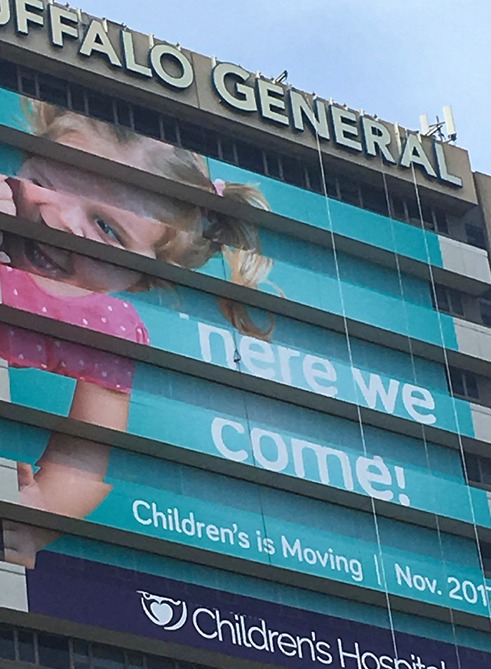 Advertisement For A New Children's Hospital Opening Soon