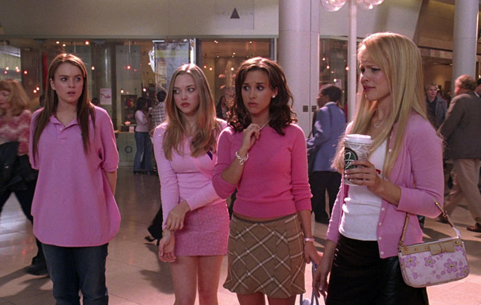 Scene from "Mean girls" movie