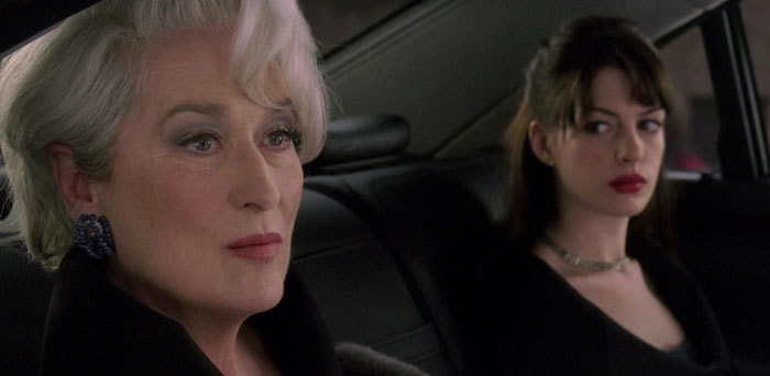Scene from "The Devil Wears Prada" movie