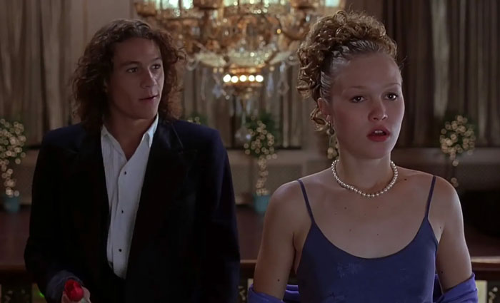 Scene from "10 Things I Hate About You" movie