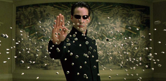 Scene from "The Matrix" movie