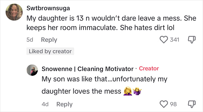 Mom Shows The Transformation Of Her Daughter’s Room Before And After Cleaning, A Lot Of People Are Not Happy About It Mom Shows The Transformation Of Her Daughter’s Room Before And After Cleaning, A Lot Of People Are Not Happy About It