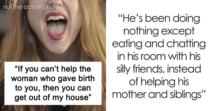 Pregnant Mom Of 5 Threatens To Kick Her Oldest Son Out For Not Helping With The Kids, Another Son Finds Her Post Online And Exposes Her Dirty Laundry