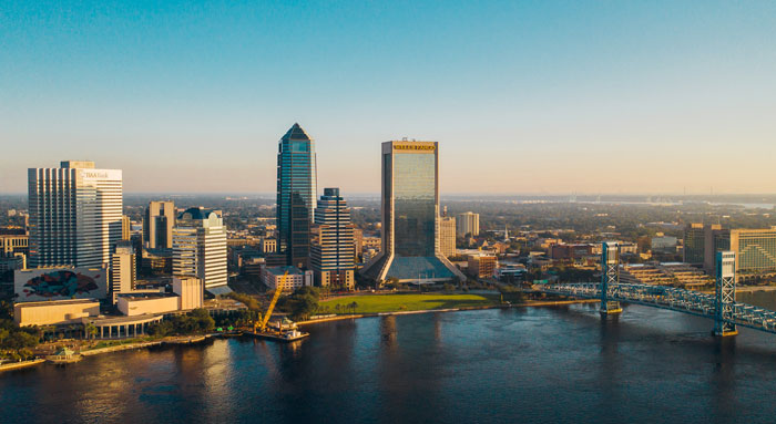 View of Jacksonville city