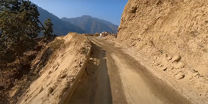Picture of Karnali Highway road in Nepal