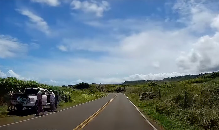 Picture of Kahekili Highway road in Hawaii