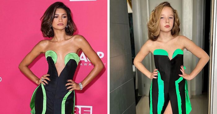 Mother And Daughter Continue To Recreate Extravagant Red-Carpet Looks With Simple Household Items, And They Totally Nail It (30 New Pics)