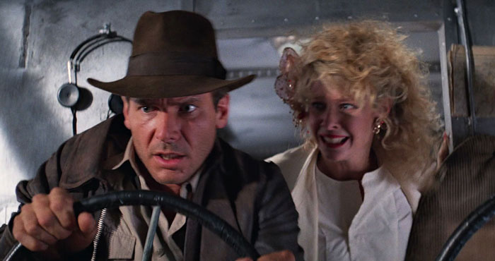 Scene from "Indiana Jones and The Temple Of Doom" movie