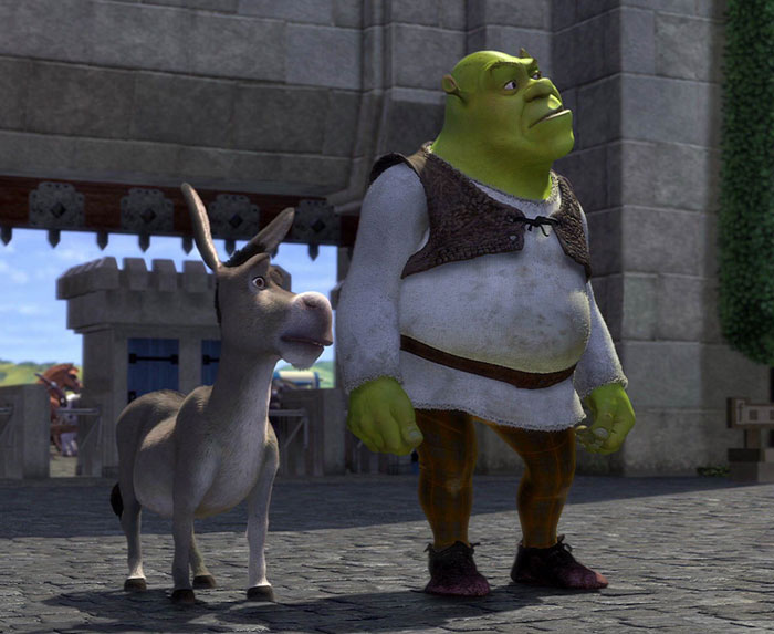 Scene from "Shrek" movie