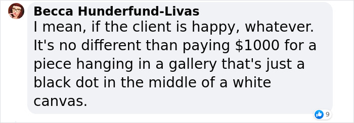 A comment discussing viral tattoo artist and controversial back piece art. A comment discussing viral tattoo artist and controversial back piece art.