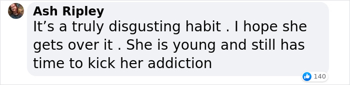Comment on public smoking habit, mentioning youth and addiction concerns. Comment on public smoking habit, mentioning youth and addiction concerns.