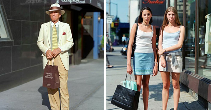 This Photographer Took Pictures Of New Yorkers In The 2000s That Are Split Up Into Two Categories, Shoppers And Workers (30 Pics)
